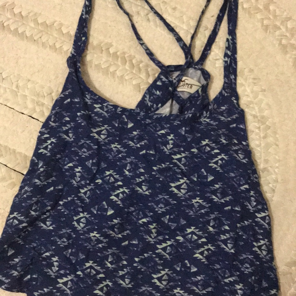 Hollister double strapped cropped tank